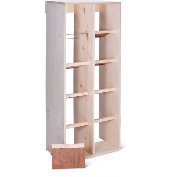 Young bird box sloping