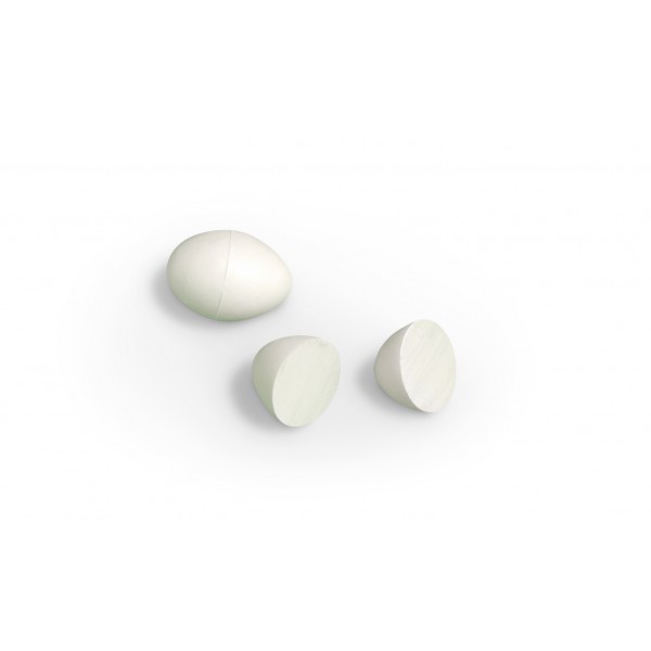 Plastic pigeon egg solid
